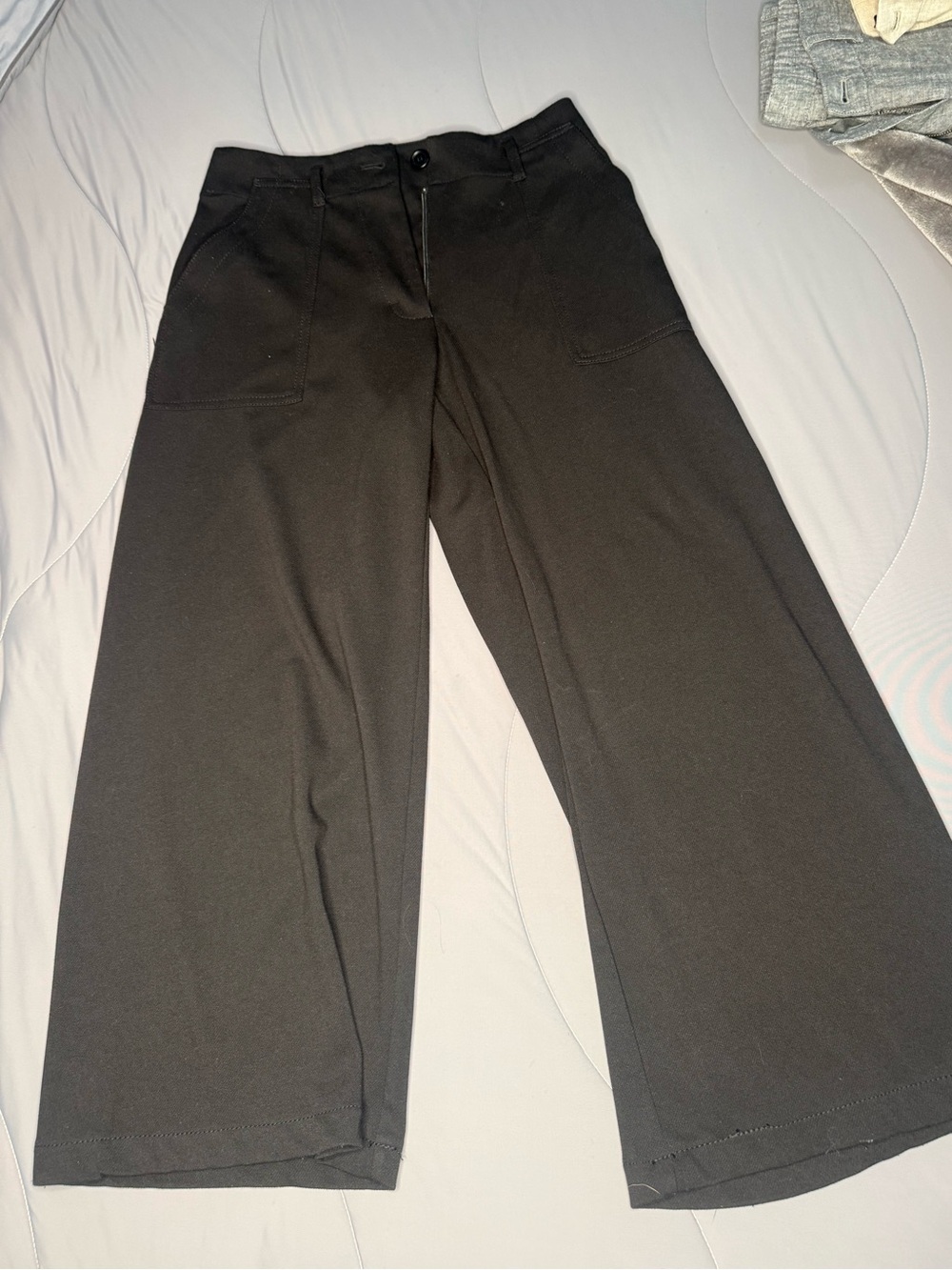 Women’s Max Studio Wide-Leg Black Pants
